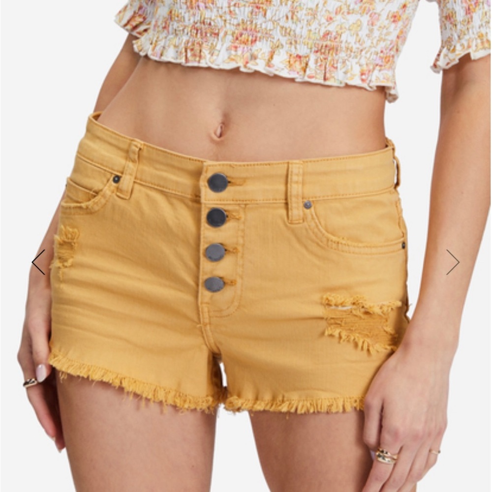 Billabong cutoff jean shorts